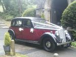 1946 Rover Fourteen P2 at a wedding on 23 June 2012
