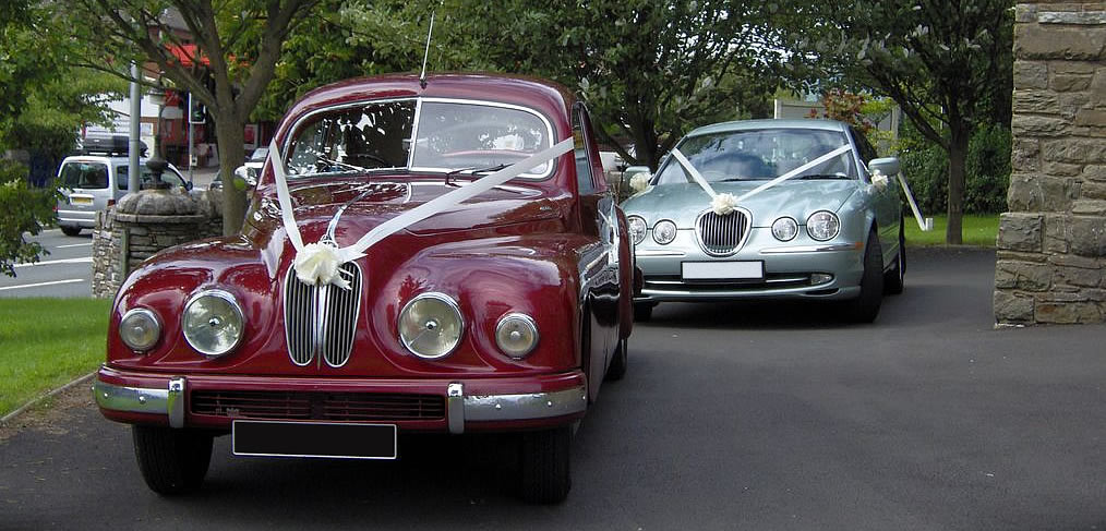 Bristol 403 and modern Jaguar S-Type